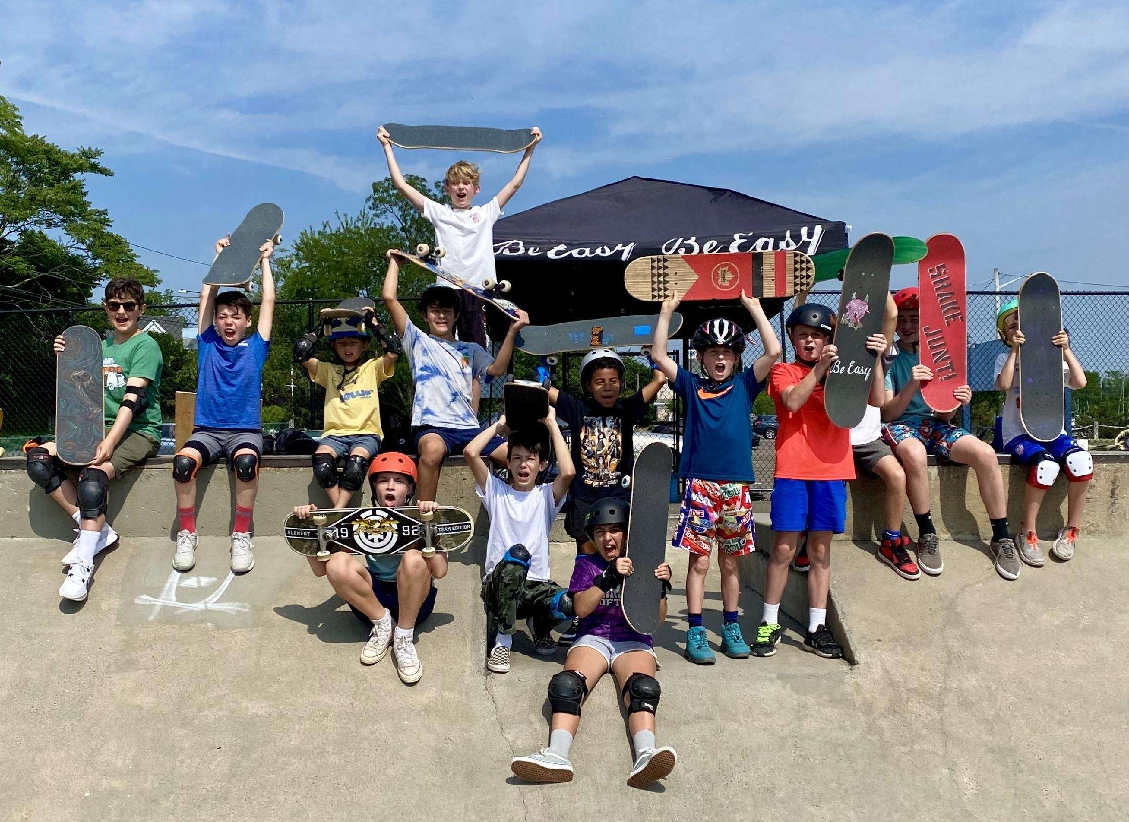 Skateboarding Jennings Beach